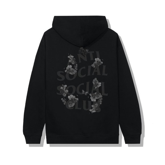 Anti Social Social Club Dramatic Black Hoodie ASSC DS - Picture 1 of 3